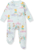 Burt's Bees Baby Girls' Organic Cotton Sleep and Play Footed Pajamas, One-piece by BurtsBeesBaby