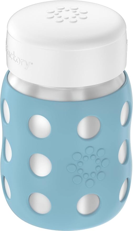 Lifefactory 8-Ounce Stainless-Steel Vacuum-Insulated Wide-Neck Baby Bottle - Image 2