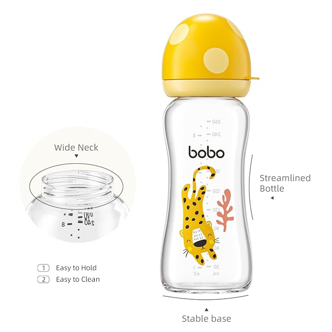 YOHKOH Natural Glass Baby Bottle - Image 4
