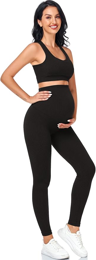 Women's Maternity 2 Piece Outfit Set by Lataly