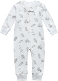 Owlivia Organic Cotton Baby Boy Girl Zip up Sleep 'N Play Pjs, Long Sleeve by Owlivia