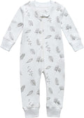 Owlivia Organic Cotton Baby Boy Girl Zip up Sleep 'N Play Pjs, Long Sleeve by Owlivia