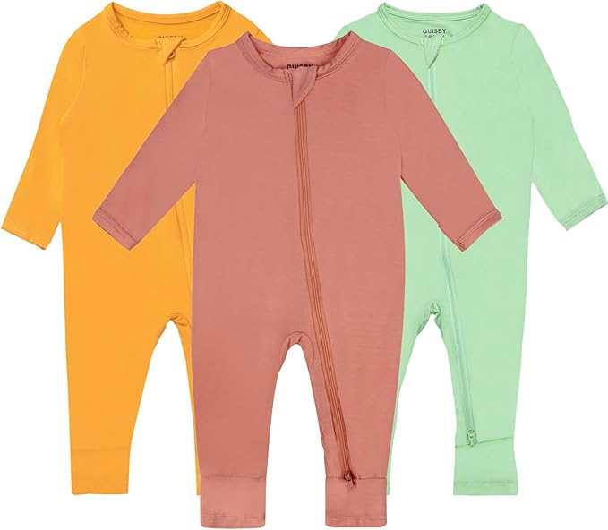 GUISBY Baby Pajamas with Mitten Cuffs by GUISBY