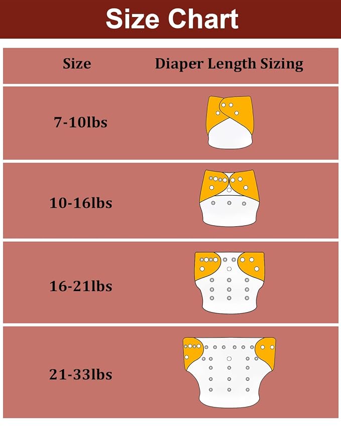 babygoal Cloth Diaper Covers 6 Pack - Image 6