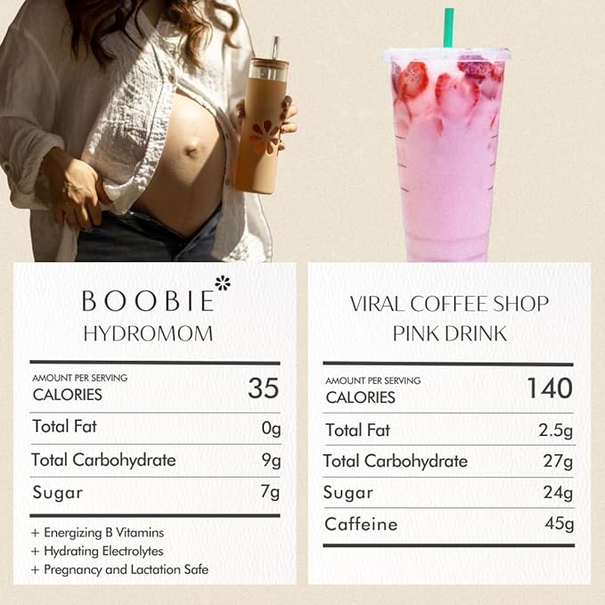 Boobie Hydromom Superfood Electrolyte Drink Mix, & Beyond - Image 6