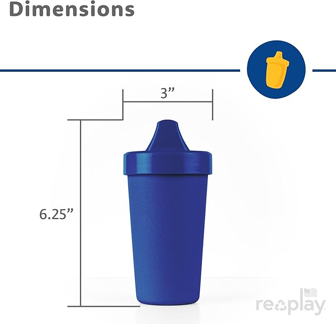 Re-Play Sippy Cups for Toddlers - 10 Oz. Reusable Spill Proof Cups for Kids - Image 9