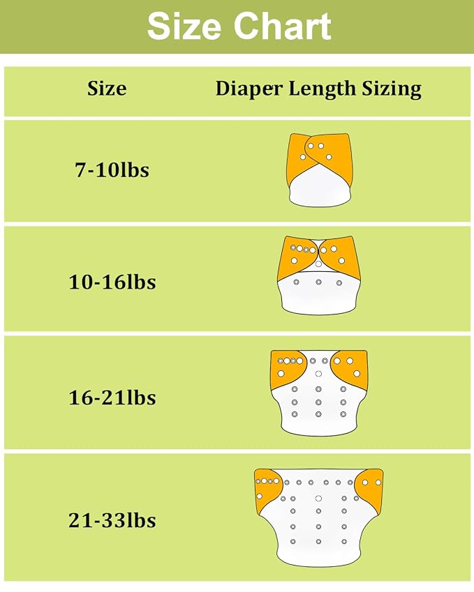 babygoal Cloth Diaper Covers 6 Pack - Image 6