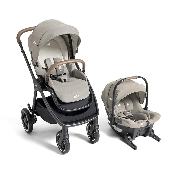 Joie Kava 3-in-1 Stroller and Mint Latch Car Seat Travel System by Joie