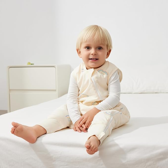 Duomiaomiao 2.5 TOG Toddler Sleep Sack 12-24 Months 100% Cotton Winter Side - Image 4