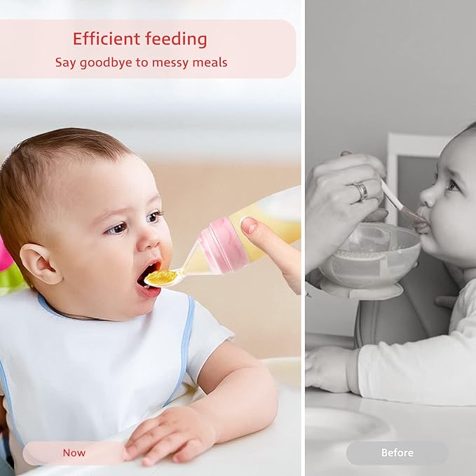 Termichy Baby Food Dispensing Spoon: Squeeze Feeder Dispenser - Image 3