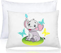kinder Fluff Child Pillow with Pillowcase- 300T Cotton Shell & Down Alternative by KinderFluff