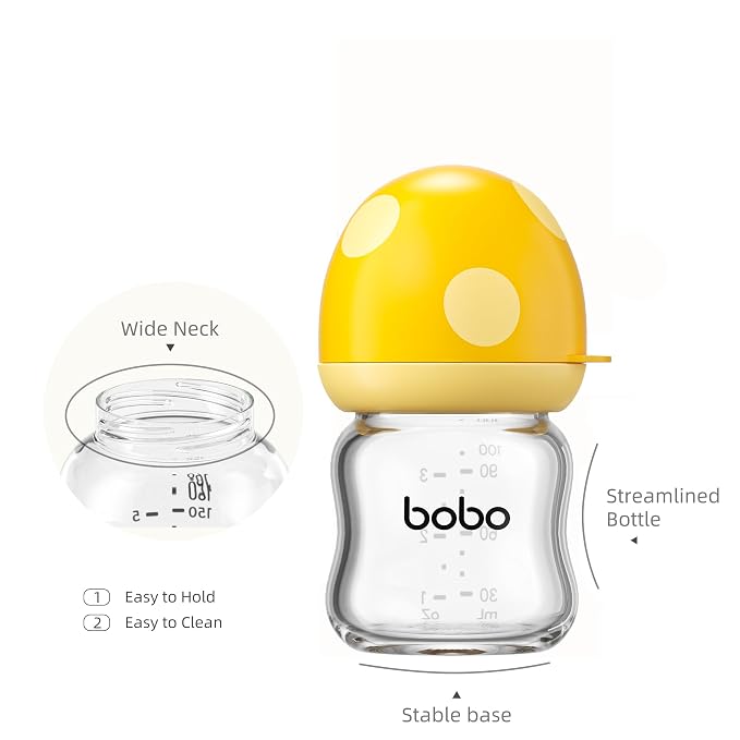 YOHKOH Natural Glass Baby Bottle - Image 3