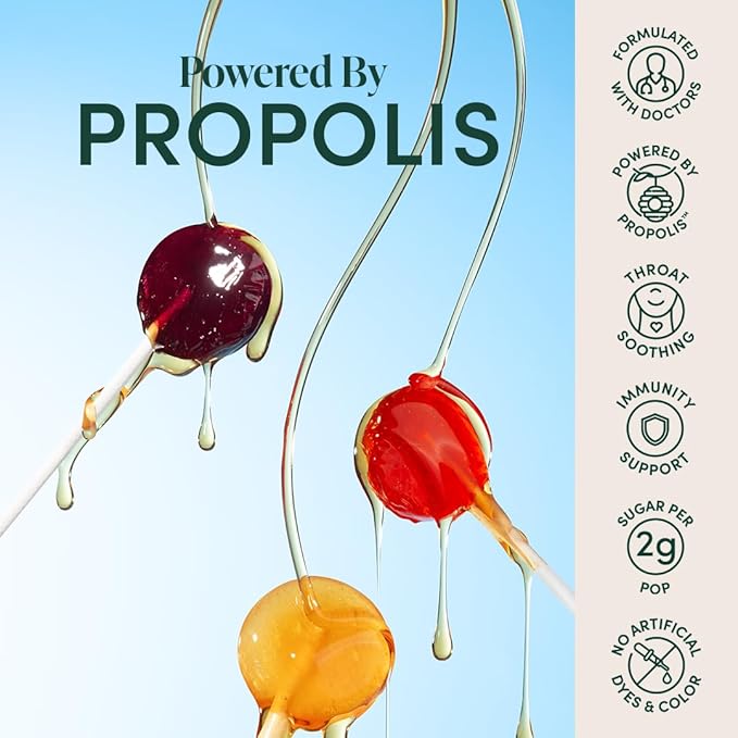 Kids Throat Soothing Lollipops by Beekeeper's Naturals - Image 2