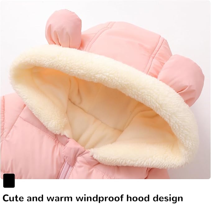 Newborn Baby Snowsuit Cute Boy Clothes Toddler Girl Snow Suits Jacket - Image 3