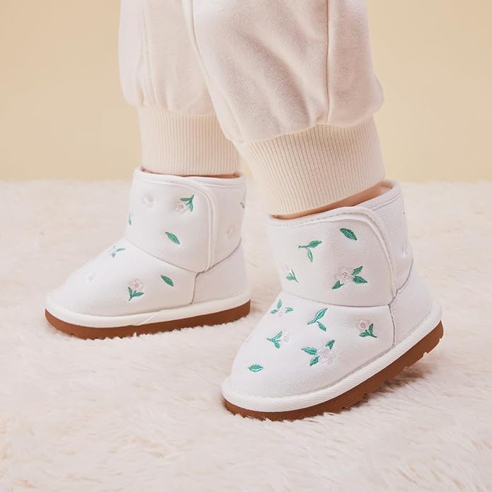 BMCiTYBM Girls Boys Snow Boots Warm Winter Fur Lined Baby Shoes - Image 2