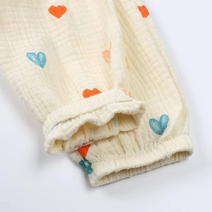 MYGBCPJS Baby Boys Girls Cotton Linen Trousers Kids Casual Ankle Pants Loose - Image 6