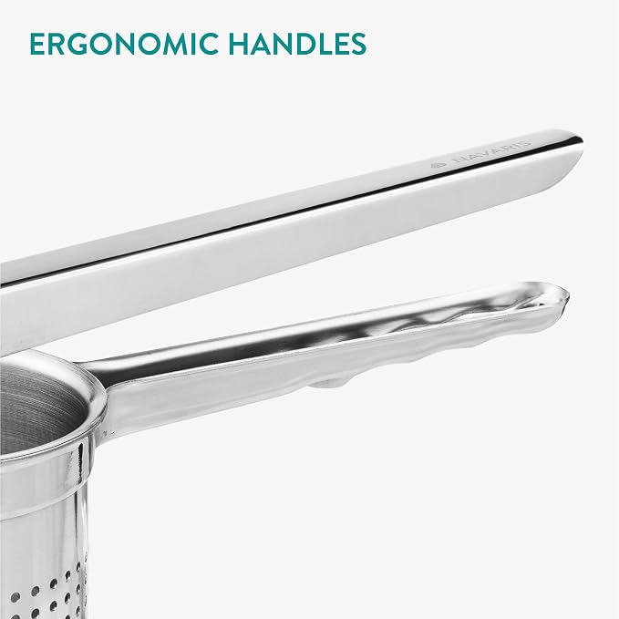 Navaris Stainless Steel Potato Ricer - Image 8