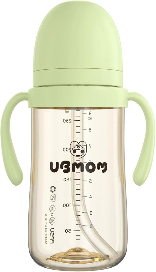 UBMOM Sippy Cup with Straw and Handle, Spillproof Baby and Toddler Cups with - Image 2