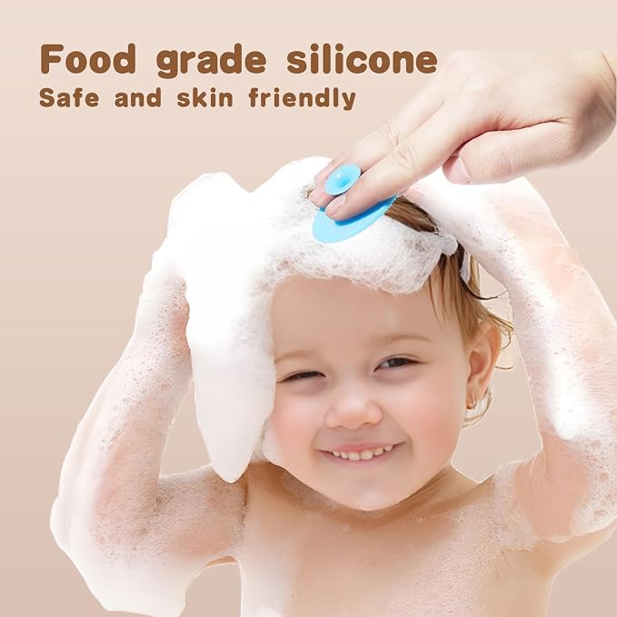 Baby Hair Brush and Cradle Cap Brush Set Goat Hair Bristles Brush 2 Pieces - Image 4