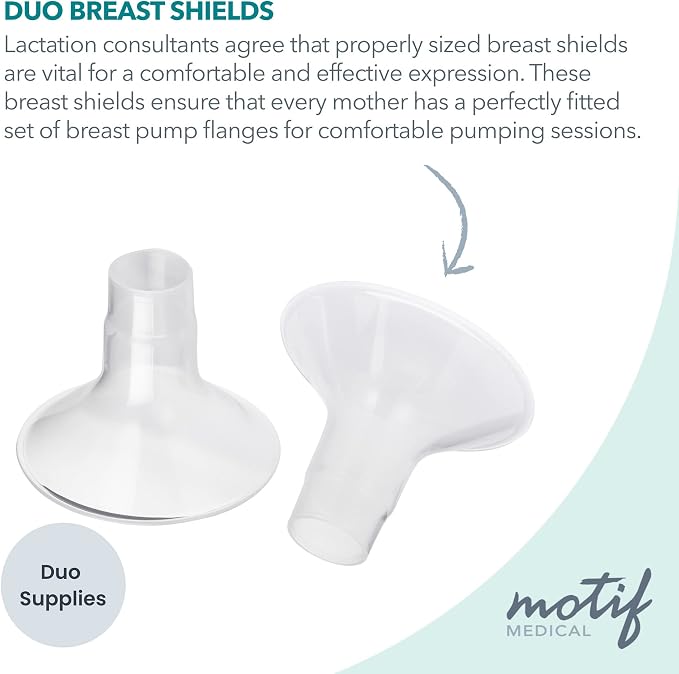 Motif Medical Duo Breast Pump Flange – Comfortable Breast Pump Flanges - Image 3