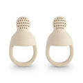 mushie Silicone Baby Fresh Fruit & Food Feeder Pacifier | 6 Months+ by mushie