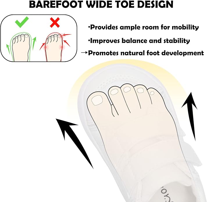 MORENDL Wide Toe Box Shoes Toddler Barefoot Shoes Baby Walking Shoe Boy Girl - Image 2