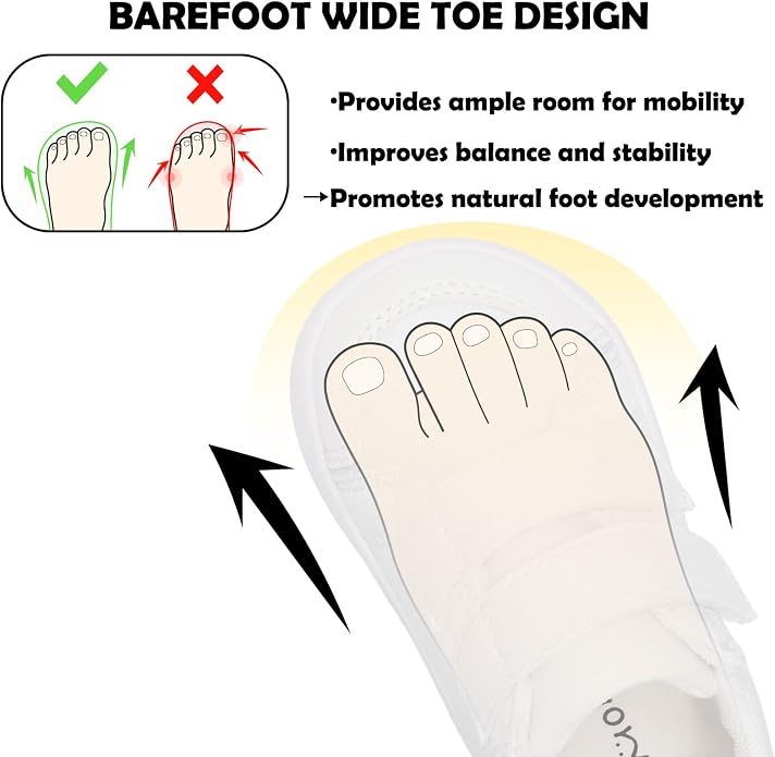 MORENDL Wide Toe Box Shoes Toddler Barefoot Shoes Baby Walking Shoe Boy Girl - Image 2