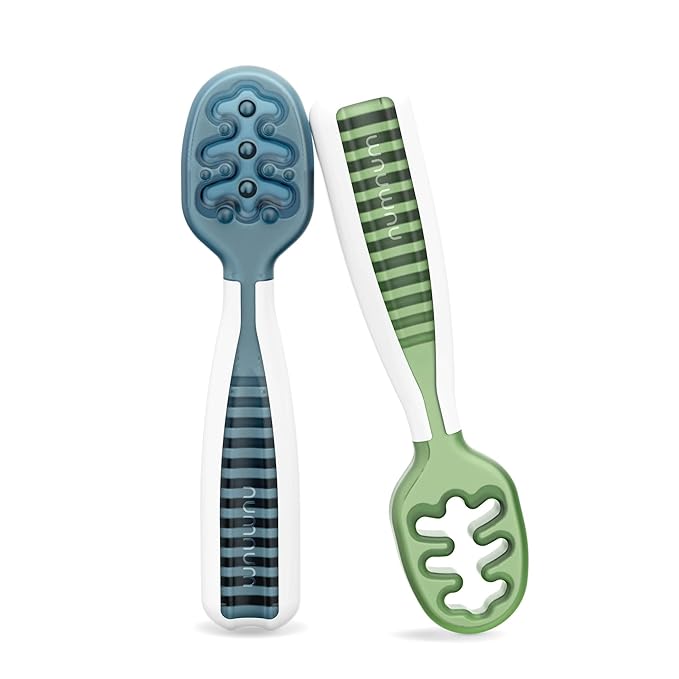NumNum Baby Spoons Set, Baby Essentials Pre-Spoon GOOtensils by NumNum