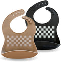 Denver James Silicone Feeding Bibs | Dishwasher Safe. Waterproof. Adjustable. by DenverJames