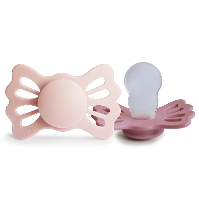 FRIGG Lucky Symmetrical SilkySoft Silicone Baby Pacifier | Made in Denmark | by mushie