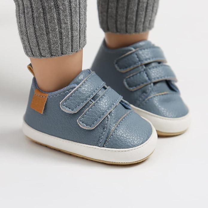 Clowora Baby Boys Girls Shoes Non-Slip Rubber Sole Sneakers Infant First - Image 5