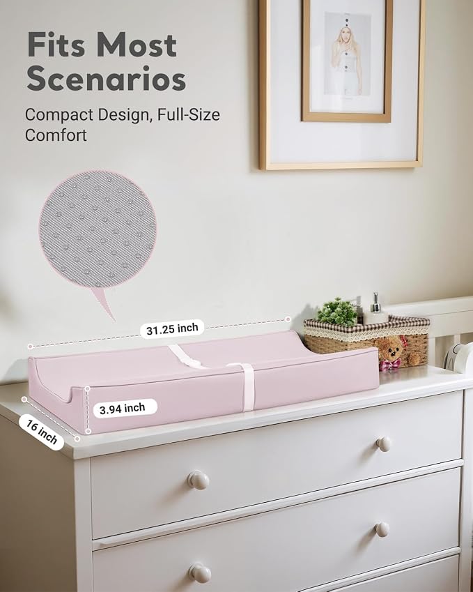 Vegan Leather Waterproof Baby Changing Pad - Image 5