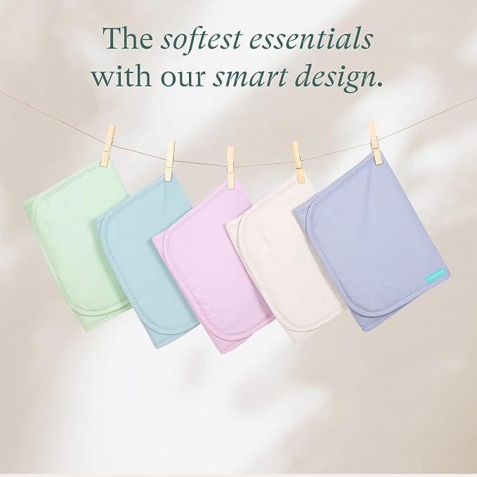 PurComfy Supersoft Burp Cloths, Premium Bamboo Viscose Baby Burp Cloths - Image 9