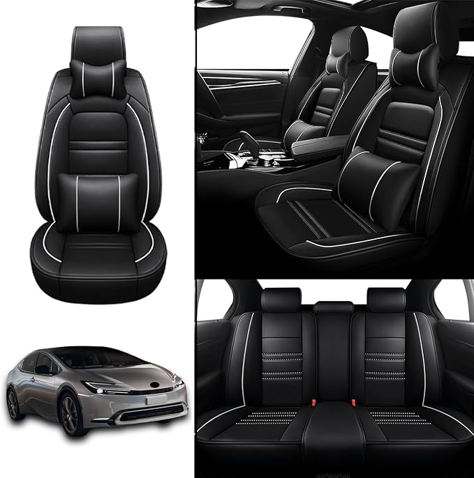 Car Seat Covers for Toyota Prius 2001-2025 | 5-Seats Seat Covers, Waterproof - Image 2