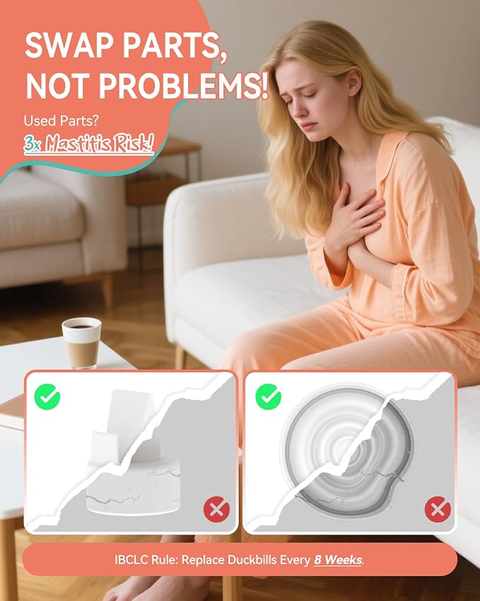 Spectra Breast Pump Parts 10 Silicone Diaphragm Designed - Image 5