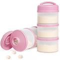 Termichy Stackable Formula Dispenser Portable Milk Powder Container, 2 Pack by Termichy