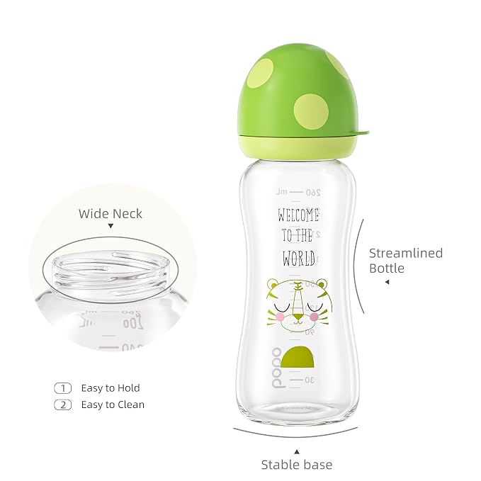 YOHKOH Natural Glass Baby Bottle - Image 3