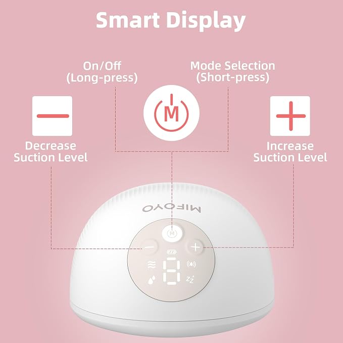 Breast Pump, Wearable Breastfeeding Pump, Electric Breast Pumping, Hands Free - Image 5