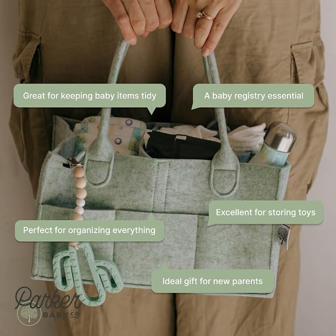 Parker Baby Diaper Caddy - Image 5