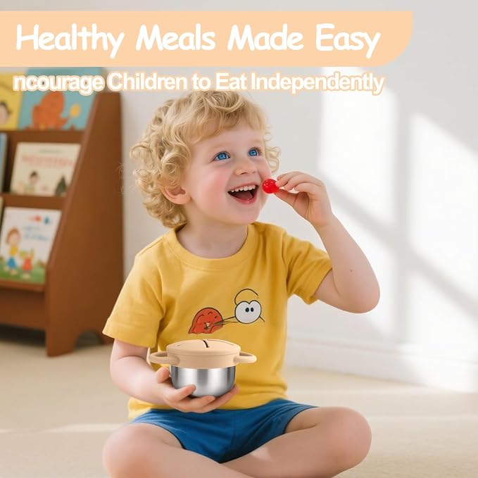 2-Pack Stainless Steel Snack Containers - Image 6