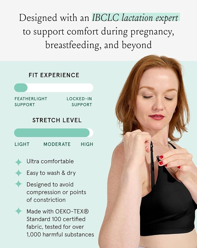 Bodily Everything Bra for Pregnancy, Nursing & Breastfeeding, Maternity & Sleep - Image 2