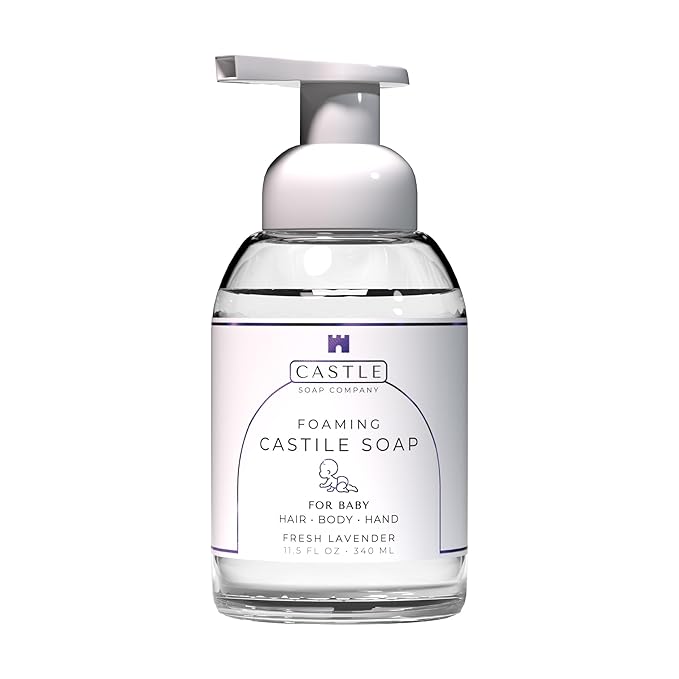 Foaming Baby Castile Soap | 3-In-1 Uses: Hair, Hand | Nourishing Coconut Oil by CastleCompany