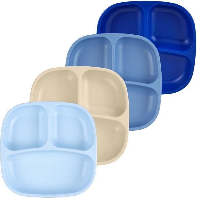 Re-Play Toddler Plates with Dividers by Re-Play