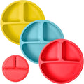 WeeSprout Silicone Plates for Babies & Toddlers 100% Food-Grade Dishes for Self by WeeSprout