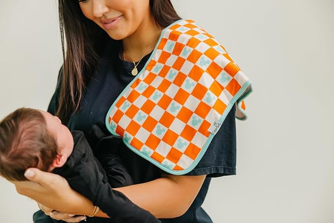 Copper Pearl Baby Burp Cloth Large 21''x10'' Size Premium Absorbent Triple - Image 5