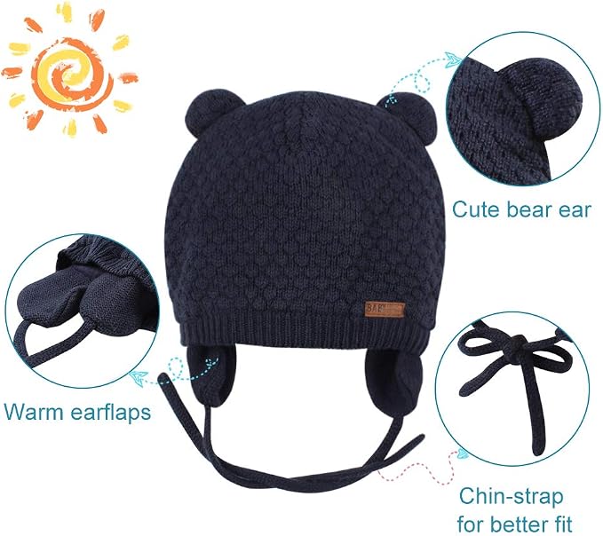 BAVST Baby Beanie Hat for Winter - Image 2