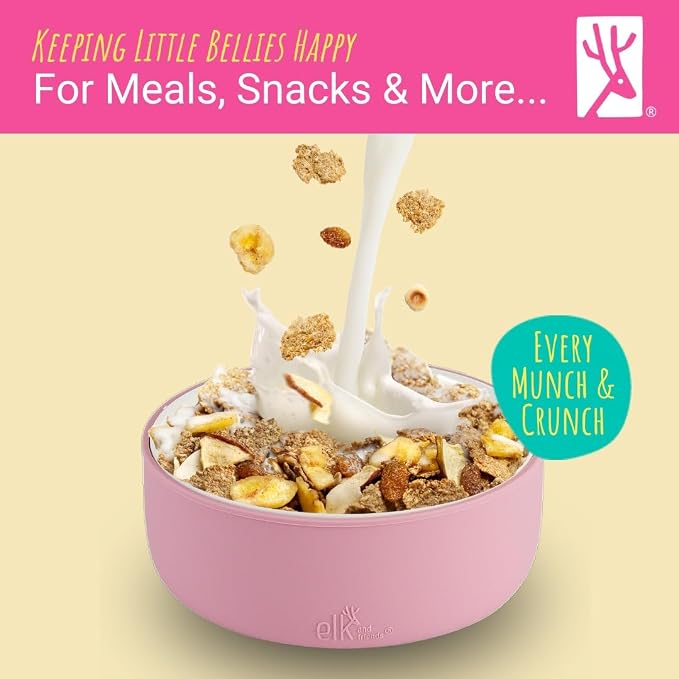 Elk and Friends Kids Porcelain Bowls - Image 5