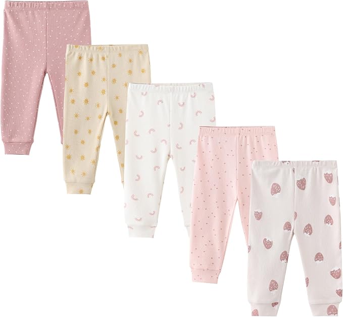 Newborn Layette Gift Set 27-Piece Baby Girl Clothes Bodysuits, Pants Essentials - Image 4