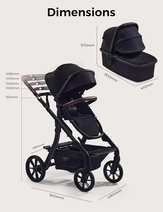 Momcozy ChangeGo Baby Stroller, Convertible Single-to-Double-to-Wagon Stroller - Image 7