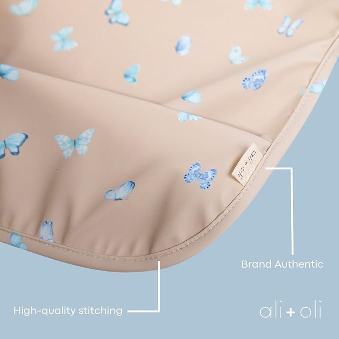 Ali+Oli Smock Bibs for Babies, BPA-Free Oeko-Tex Certified, Waterproof Baby - Image 5